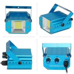 LED stroboszkóp, hang érzékelős, fehér (BBL) - Image 7