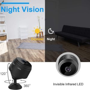 A9 Mini HD kamera, Wifi kapcsolattal - Applikáción nézhető élőkép / mágneses rögzítéssel (FX)(BBD) - Image 15