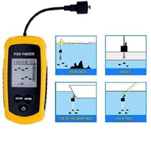Fish Finder LCD kijelzős hordozható halradar - szonár érzékelővel, visszhangjelzővel (BBV) - Image 11