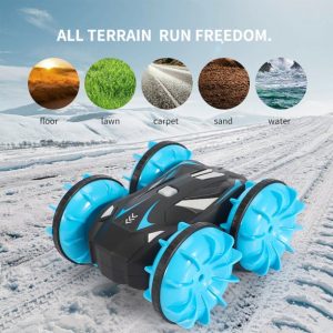 Kétéltű RC kaszkadőrautó OFF ROAD - vízben is irányítható, átfordul, körbe fordul  (BBJ) - Image 6