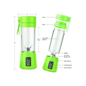 USB smoothie készítő - hordozható, akkumulátoros - 380ml (BBV) - Image 4