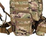 48,5L-es strapabíró, terepmintás katonai hátizsák sok zsebbel (BB8923) 6