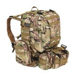 48,5L-es strapabíró, terepmintás katonai hátizsák sok zsebbel (BB8923) 7