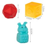 Színes szilikon kockák és figurák – készségfejlesztő játék babáknak (BB11402) (2)