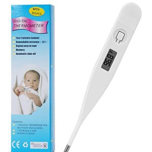 Digitális lázmérő rugalmas szárral és LCD kijelzővel gyermekeknek és felnőtteknek (BBL) - Image 4