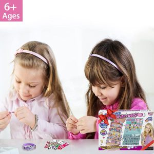 Csináld magad: trendi karkötő készítő szett kislányoknak - több mint 95 elemmel (BBJ) - Image 5