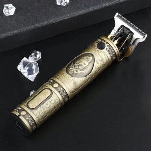 Gravírozott hajnyíró cserélhető fejekkel és titánium pengével YT-08 (BBV) - Image 4