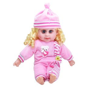 Magyarul éneklő hajas Panni baba óriás szempillával - 42 cm (BBJ) (FX) - Image 2