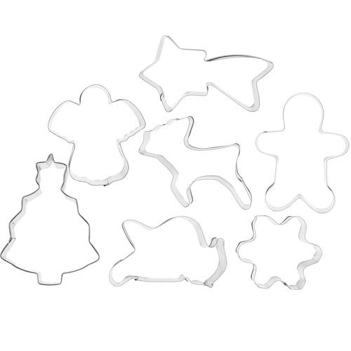 7 darabos karácsonyi sütemény kiszúró készlet – különböző formákkal (BB-20423) (5)