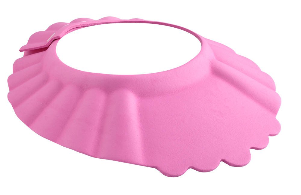 Vízálló és állítható zuhanysapka kisgyermekeknek – rózsaszín színű (BB-1835) (1)