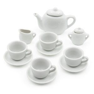 15 db-os 2in1 kifesthető porcelán teás készlet gyerekeknek - kreatív játék és babakonyha felszerelés (BBJ) - Image 8