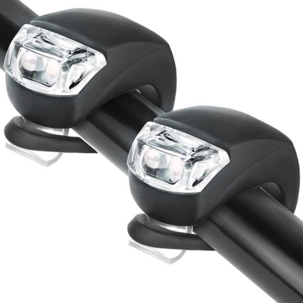 2 darabos vízálló, szilikon kerékpár lámpa készlet – 3 világítási móddal (BB-1176) (4)