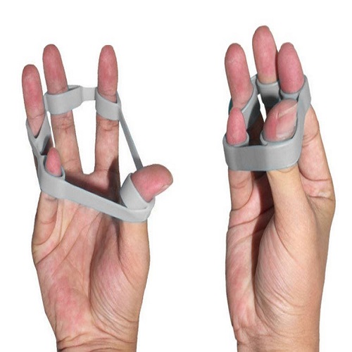 9 darabos edzőszalag készlet kéz-, és ujjgyakorlatokhoz – ujjpántok, edzőlabdák és szilikon gyűrűk (BB-15561) (3)