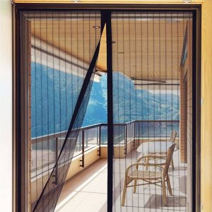 Ajtóra rögzíthető mágneses szúnyogháló - mágneszáras - 200 x 100 cm (BBM) - Image 6