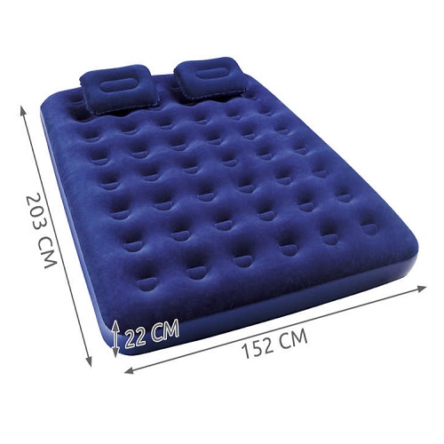 Bestway felfújató kétszemélyes matrac pumpával és párnákkal – 203 x 152 x 22 cm (BB-3622) (7)