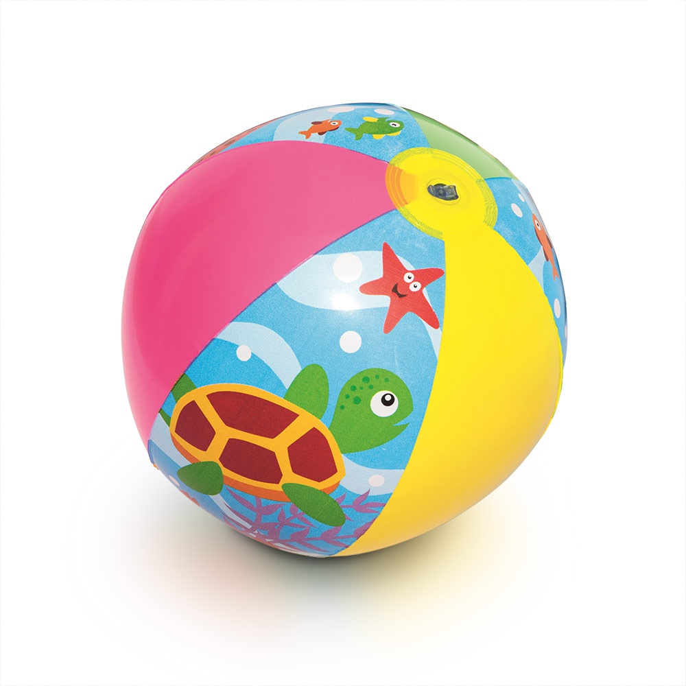 Bestway felfújható halacskás gyermekmedence szett labda-, és úszógumi kiegészítővel – kerek, 122 x 20 cm (BB-9863) (3)