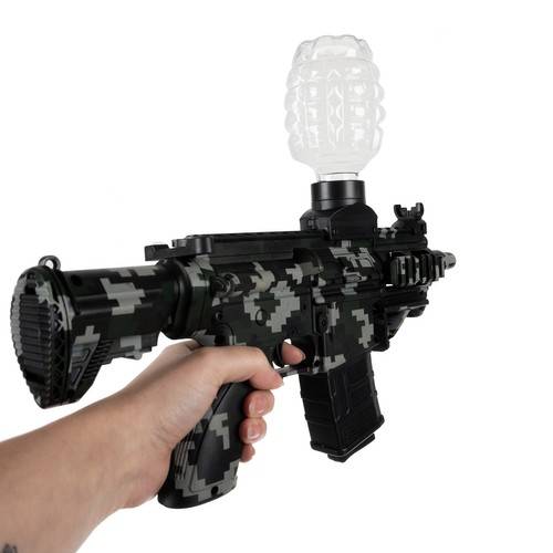 Elektromos automata vállszíjas játékfegyver gyerekeknek – gélgolyó lövedékkel, hangtompítóval és szemüveggel (BB-20451) (16)