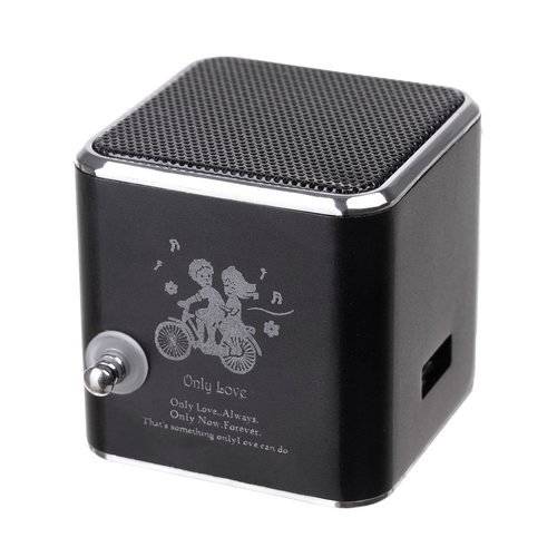 Hordozható, vezeték nélküli mini hangszóró FM rádióval, Bluetooth funkcióval – 5 x 5 x 5 cm, fekete (BB-12274) (13)