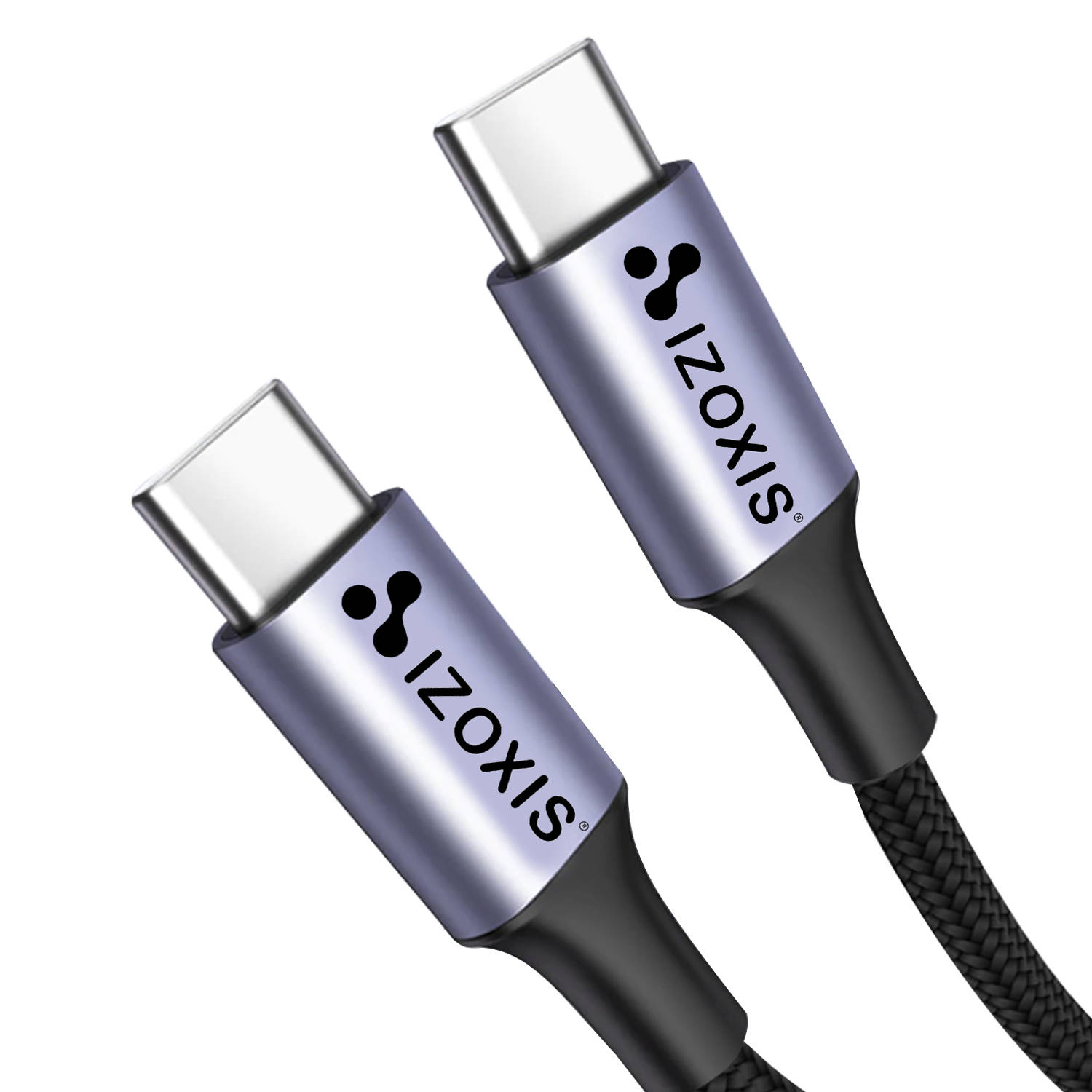 IZOXIS USB 3.0 – USB Type-C – töltő-, és adatkábel PVC bevonattal (BB-18927) (3)
