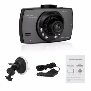 CarCamcorder autós menetrögzítő kamera beépített mikrofonnal és éjjellátó funkcióval - 1080p full HD (BBV) - Image 8