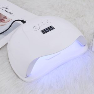 SUN Y9 UV LED professzionális műkörmös lámpa telefontartóval, beépített mozgásérzékelővel és hordozófüllel - 192W (BBV) - Image 7