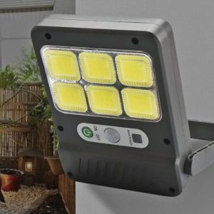 Worthair WA22-02 napelemes kültéri lámpa 72 LED-del, távirányítóval és mozgásérzékelővel – 180W (BBV) - Image 4