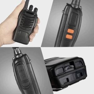 2 darabos Walkie Talkie szett zseblámpával, fülhallgatóval, 3-5 km-es hatótávolság (BBV) - Image 6
