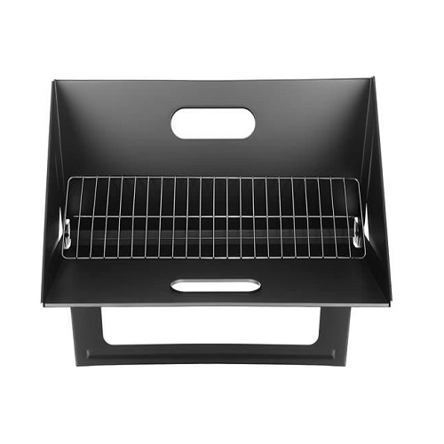 Összecsukható és hordozható acél grillsütő – spatulával, villával, fogóval (BB-9791) (10)