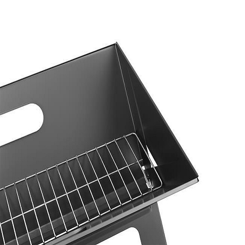 Összecsukható és hordozható acél grillsütő – spatulával, villával, fogóval (BB-9791) (11)