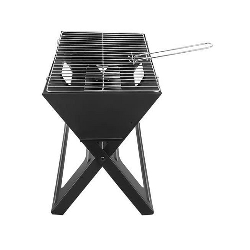 Összecsukható és hordozható acél grillsütő – spatulával, villával, fogóval (BB-9791) (7)