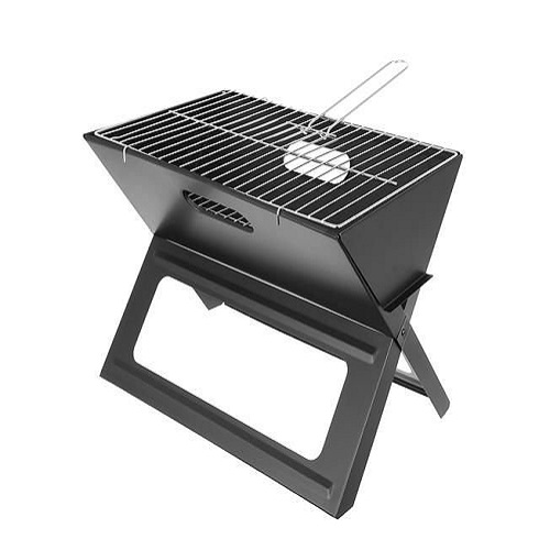 Összecsukható és hordozható acél grillsütő – spatulával, villával, fogóval (BB-9791) (8)