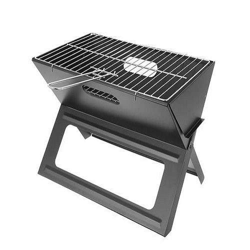 Összecsukható és hordozható acél grillsütő – spatulával, villával, fogóval (BB-9791) (9)