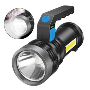Multifunkciós, akkumulátoros zseblámpa - extra erős COB LED kézilámpa szereléshez, túrázáshoz, horgászathoz (BBD) - Image 5