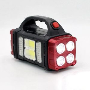 HB-2678 extra erős fényű, 62 LED-es, napelemes kézilámpa és power bank - praktikus lámpa kempingezéshez, horgászathoz, szereléshez (BBD) - Image 6