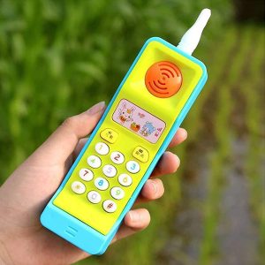 Zenélő, retro mobiltelefon alakú elemes játék babáknak gombokkal és hanghatásokkal (BBJ) - Image 3