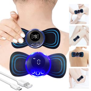 Mini masszírozó - intelligens öntapadós masszírozó készülék stressz és fájdalmak ellen 8 féle üzemmóddal (BBM) - Image 3