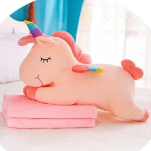 Nagy méretű plüss unikornis - pihe-puha rózsaszín egyszarvú - 60 cm (BBJ) (BBE) - Image 6