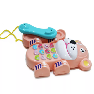 Zenélő, fejlesztő interaktív játék telefon - Cuki macis első telefonom, rózsaszín (BBJ) - Image 2