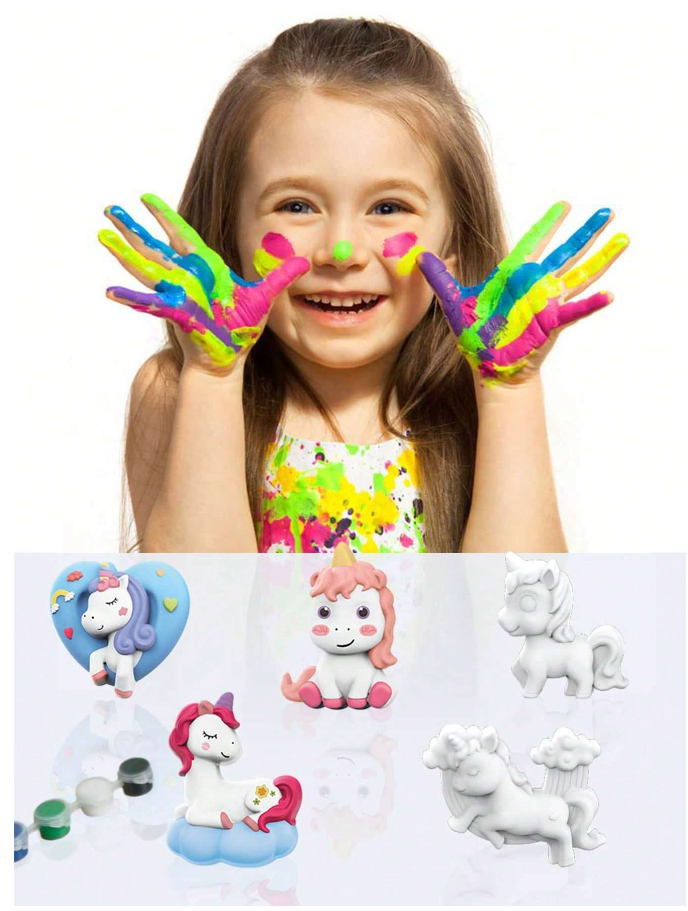 Hozz létre saját varázslatos egyszarvú pónidat ezzel a különleges gipszöntő és kifestő foglakoztató látékkal! 5