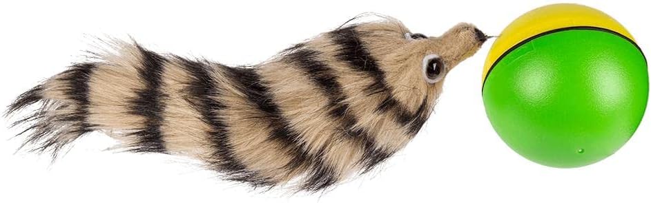 Bolyhos menyét – guruló, mozgó labda – lenyűgöző és szórakoztató játék macskáknak és kutyáknak 1