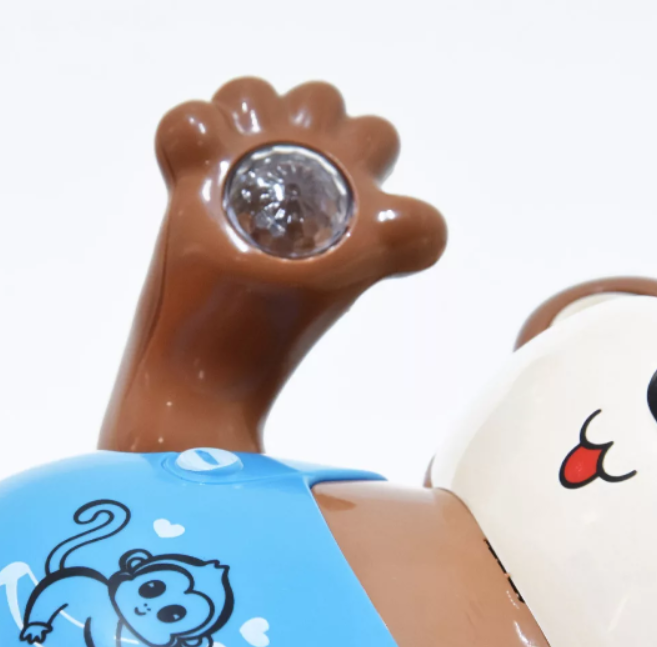 Interaktív szórakoztató éneklő, világító és táncoló majmocska gyerekeknek 5