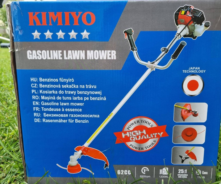 Kimiyo benzinmotoros fűkasza 62 cm³ hengertérfogattal (BBD) 1
