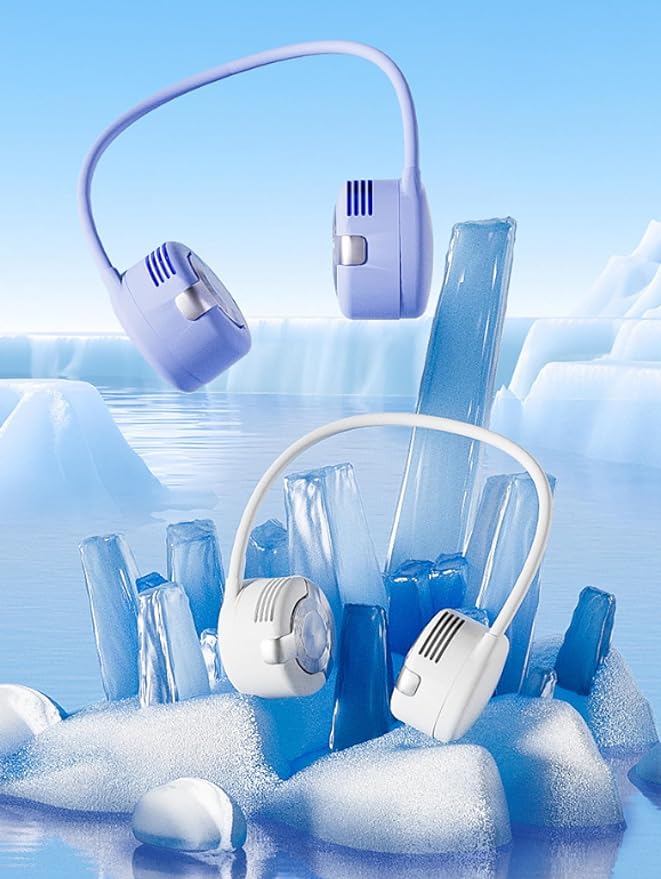 Praktikus akkus, nyakba akasztós ventilátor szabadtéri sportoláshoz és túrázáshoz (BBD) 10