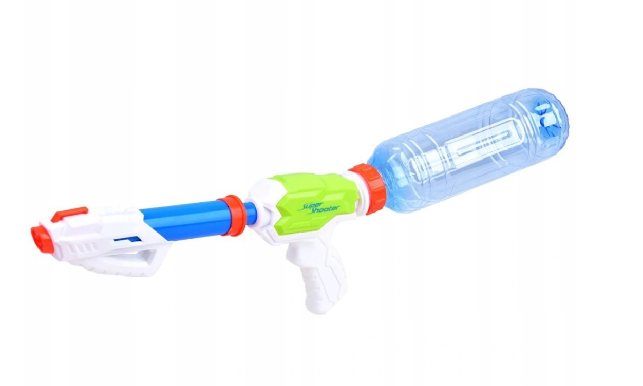 Szuper környezetbarát újra tölthető vízipisztoly – használható bármilyen műanyag palackkal 2