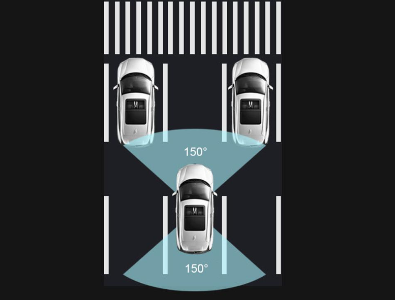 4 hüvelykes 1080P DVR menetrögzítő 150 fokos széles látószögű autós kamera éjszakai funkcióval (BBD) 2