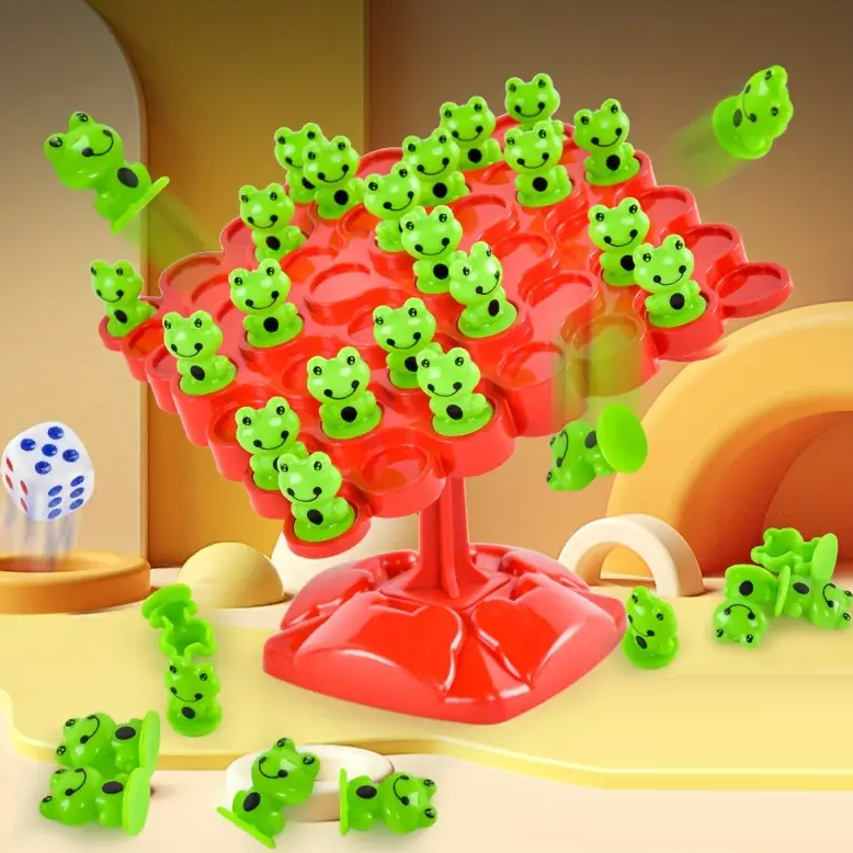 Leveli békák koncentrációt fejlesztő egyensúlyozó ügysségi játék 2