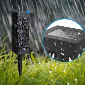 Solar 6 db-os kültéri, modern és stílusos napelemes leszúrható kerti hangulat lámpa (THM) - Image 4