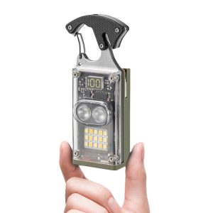 D62 Újratölthető LED vízálló mini zseblámpa, vészlámpa (BBV) - Image 3