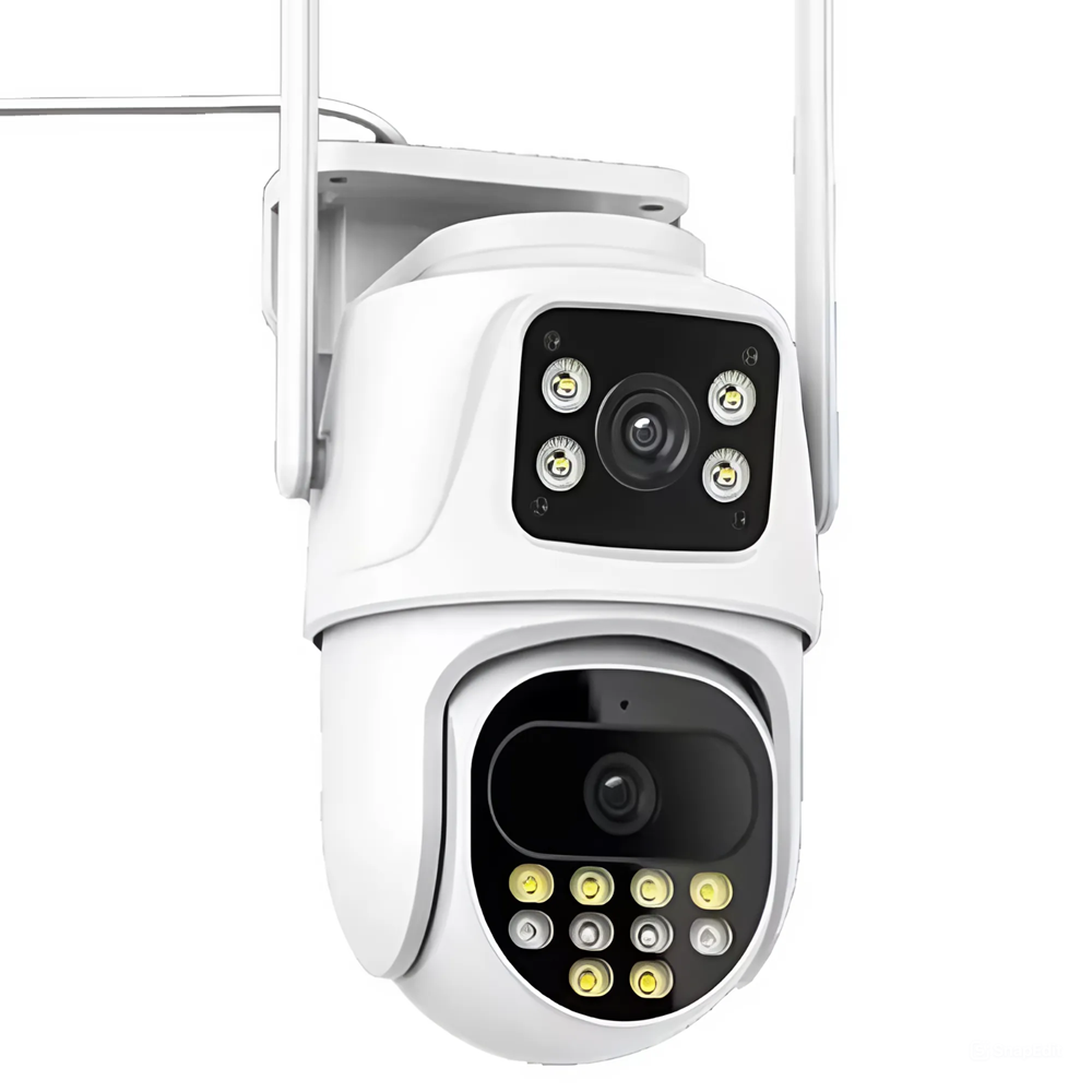 Kültéri WIFI PTZ térmegfigyelő kamera – kétlencsés 8MP, AI emberészlelés, éjszakai látás, kétirányú hang, IP66 vízállóság, 64 GB-os kártyával (BBD) 3