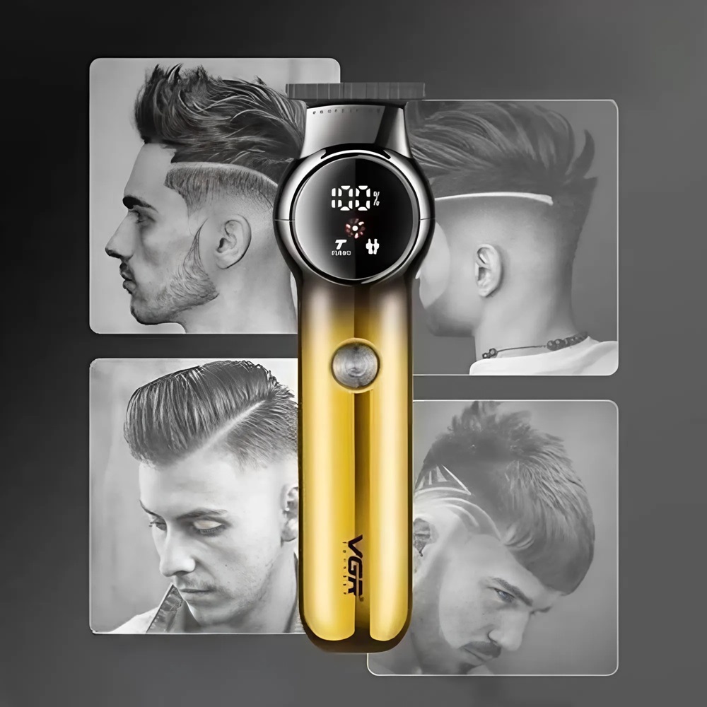 VGR-V989 Professzionális elektromos hajvágó – akkumulátoros férfi hajvágó kiemelkedő teljesítménnyel